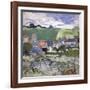 Vue D'auvers Sur Oise (Auvers-Sur-Oise) (France) - Peinture De Vincent Van Gogh (1853-1890), Huile-Vincent van Gogh-Framed Giclee Print