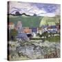 Vue D'auvers Sur Oise (Auvers-Sur-Oise) (France) - Peinture De Vincent Van Gogh (1853-1890), Huile-Vincent van Gogh-Stretched Canvas