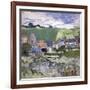 Vue D'auvers Sur Oise (Auvers-Sur-Oise) (France) - Peinture De Vincent Van Gogh (1853-1890), Huile-Vincent van Gogh-Framed Giclee Print