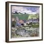 Vue D'auvers Sur Oise (Auvers-Sur-Oise) (France) - Peinture De Vincent Van Gogh (1853-1890), Huile-Vincent van Gogh-Framed Giclee Print