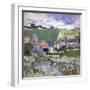 Vue D'auvers Sur Oise (Auvers-Sur-Oise) (France) - Peinture De Vincent Van Gogh (1853-1890), Huile-Vincent van Gogh-Framed Giclee Print