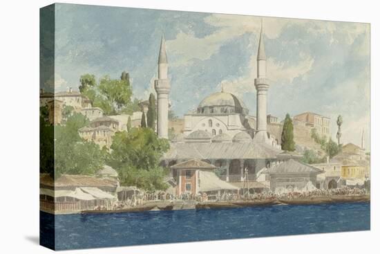 Vue d'Istanbul-Charles Garnier-Stretched Canvas