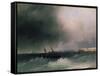 Vue D'odessa Depuis La Mer (View of Odessa from the Sea) (Ukraine). Peinture De Ivan Konstantinovic-Ivan Konstantinovich Aivazovsky-Framed Stretched Canvas