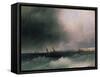 Vue D'odessa Depuis La Mer (View of Odessa from the Sea) (Ukraine). Peinture De Ivan Konstantinovic-Ivan Konstantinovich Aivazovsky-Framed Stretched Canvas