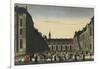 Vue d'optique :Cour des Fontaines-null-Framed Giclee Print