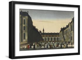 Vue d'optique :Cour des Fontaines-null-Framed Giclee Print