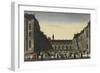 Vue d'optique :Cour des Fontaines-null-Framed Giclee Print