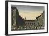 Vue d'optique :Cour des Fontaines-null-Framed Giclee Print