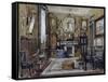 Vue d'un salon-Gustave Moreau-Framed Stretched Canvas