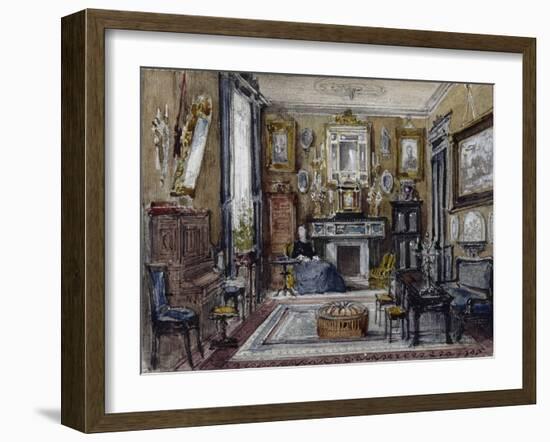 Vue d'un salon-Gustave Moreau-Framed Giclee Print