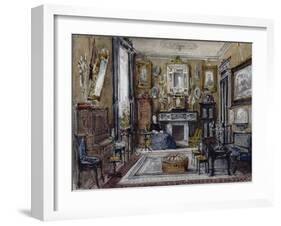 Vue d'un salon-Gustave Moreau-Framed Giclee Print