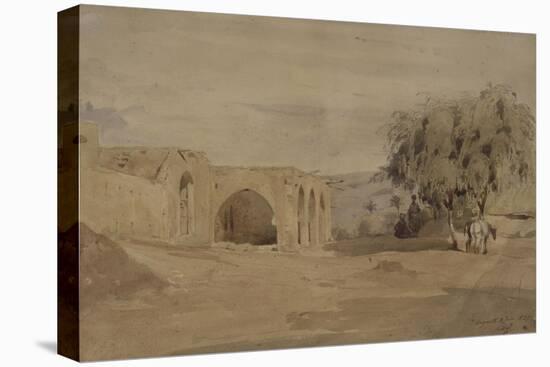 Vue d'une mosquée à Beyrouth-Antoine Alphonse Montfort-Stretched Canvas