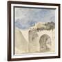 Vue d'une porte de ville arabe-Eugene Delacroix-Framed Giclee Print