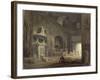 Vue d'une salle du musée des Monuments Français-Hubert Robert-Framed Giclee Print