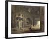 Vue d'une salle du musée des Monuments Français-Hubert Robert-Framed Giclee Print