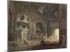 Vue d'une salle du musée des Monuments Français-Hubert Robert-Mounted Giclee Print