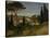 Vue d'une villa romaine-Jean-Achille Benouville-Stretched Canvas