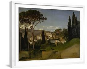 Vue d'une villa romaine-Jean-Achille Benouville-Framed Giclee Print