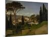 Vue d'une villa romaine-Jean-Achille Benouville-Mounted Giclee Print