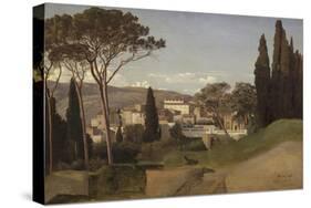 Vue d'une villa romaine-Jean Benouville-Stretched Canvas