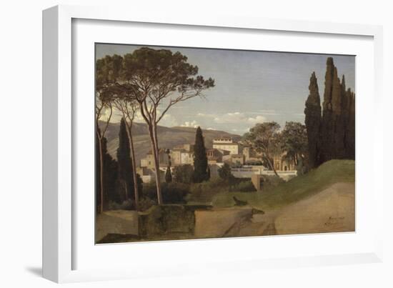 Vue d'une villa romaine-Jean Benouville-Framed Giclee Print