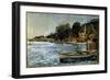 Vue De Bebek Pres De Constantinople (Aujourd'hui Quartier D'istanbul). View of Bebek near Constanti-Jan Matejko-Framed Giclee Print