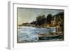 Vue De Bebek Pres De Constantinople (Aujourd'hui Quartier D'istanbul). View of Bebek near Constanti-Jan Matejko-Framed Giclee Print