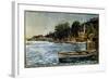 Vue De Bebek Pres De Constantinople (Aujourd'hui Quartier D'istanbul). View of Bebek near Constanti-Jan Matejko-Framed Giclee Print