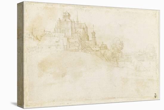 Vue de Bergen op Zoom-Albrecht Dürer-Stretched Canvas