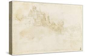 Vue de Bergen op Zoom-Albrecht Dürer-Stretched Canvas