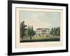 Vue De Broekhuisen. Het Huis Van Voren. Façade Du Chateau, 1825-null-Framed Giclee Print