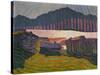 Vue de Capolago, 1907 RF 1997-15.-Giovanni Giacometti-Stretched Canvas