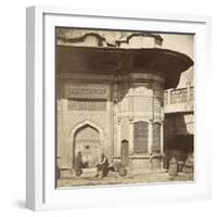 Vue de Constantinople, ancienne fontaine de sultan Mahmoud-Felice Beato-Framed Giclee Print