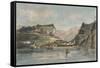 Vue de Jams Town, c19th century-null-Framed Stretched Canvas