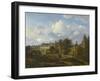 Vue de l'ancien château des ducs de Bourgogne à Bruxelles-Jan Van Der Heyden-Framed Giclee Print