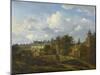 Vue de l'ancien château des ducs de Bourgogne à Bruxelles-Jan Van Der Heyden-Mounted Giclee Print