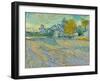 Vue De L'Asile Et De La Chapelle De Saint-Remy, 1889-Vincent van Gogh-Framed Giclee Print