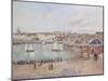 Vue de l'avant-port de Dieppe-Camille Pissarro-Mounted Giclee Print