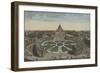 Vue de l'église de Saint-Pierre à Rome-null-Framed Giclee Print