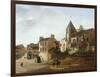 Vue de l'église Saint-Germain de Charonne-Etienne Bouhot-Framed Giclee Print