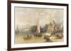 Vue de l'intérieur du port du Havre-William Callow-Framed Giclee Print