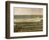 Vue de l'Orangerie, des parterres et du château de Versailles prises des hauteurs de Satory-Etienne Allegrain-Framed Giclee Print