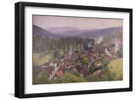 Vue de la Bastide (Terrasse de Marquayrol), 1935-Henri Martin-Framed Giclee Print