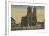 Vue de la cathédrale de Reims-null-Framed Giclee Print