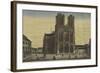 Vue de la cathédrale de Reims-null-Framed Giclee Print