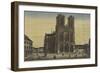 Vue de la cathédrale de Reims-null-Framed Giclee Print