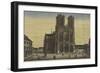 Vue de la cathédrale de Reims-null-Framed Giclee Print