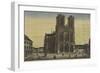 Vue de la cathédrale de Reims-null-Framed Giclee Print