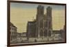 Vue de la cathédrale de Reims-null-Framed Giclee Print