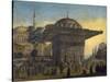 Vue De La Fontaine Tophane (Top Hane), Istanbul, Turquie  Peinture D' Antoine Ignace Melling (1763-Anton Ignaz Melling-Stretched Canvas